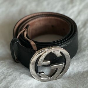 Gucci interlock belt 85